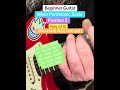 Beginner Guitar: Minor Pentatonic position 5. #beginnerguitar #guitar #musictheory