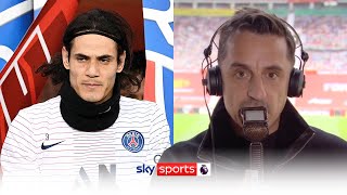 Gary Neville gives his honest opinion on Edinson Cavani joining Manchester United