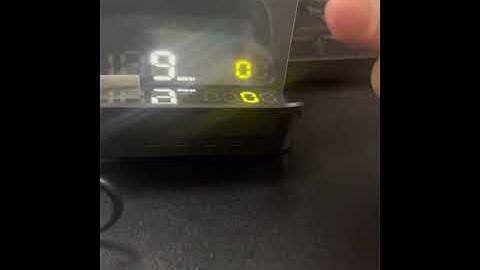 Hướng dẫn cách cài đặt hiệu chỉnh bộ HUD M21 hiển thị tốc độ lên kính lái ô tô