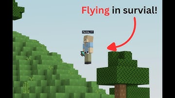 How to FLY in survival without hacks or creative II Bloxd.io