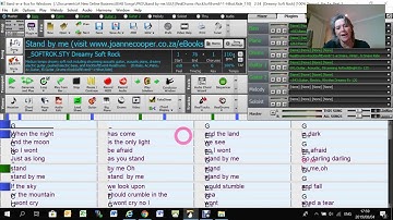How to make a chord and lyrics video in Band in a Box