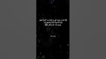 سورة طه الآية ١٣١ بصوت الشيخ ماهر المعيقلي #القران