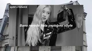 BLACKPINK Rosé - Eyes Closed (Türkçe Çeviri)