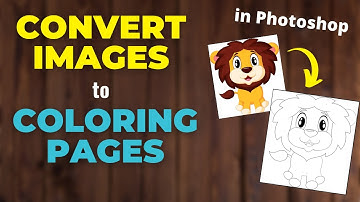 Converting Image to Coloring Pages (KDP Low Content Interior Ideas)