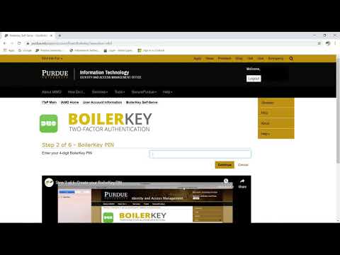 How to Sign Up for BoilerKey