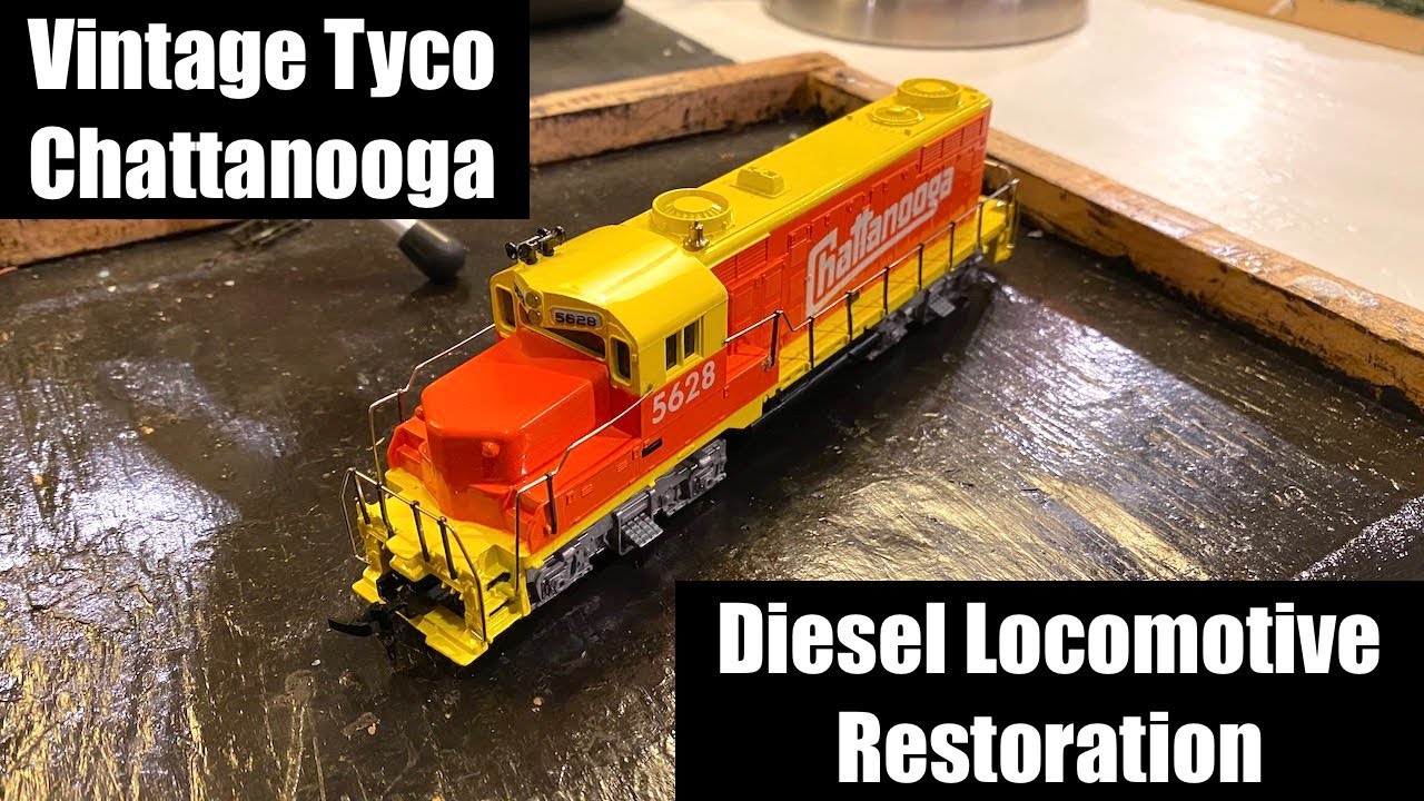 Vintage Tyco Chattanooga Diesel Restoration - YouTube