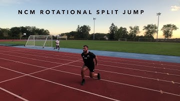 NCM Rotational Split Jump - Upside Strength Exercise Library