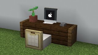how to make an apple imac in minecraft