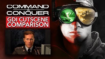COMMAND & CONQUER REMASTERED - GDI TEASE | Cutscene Comparison to the Original [2020]