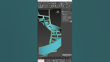 Easy way to create a spiral staircase in #3dsmax