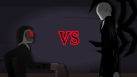 Slenderman vs Evil Nun Sticknodes Animation