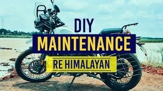 Self maintenance and care for your Royal Enfield Himalayan | Maintenance at home | DIY