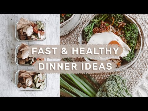 5 FAST & HEALTHY WEEKNIGHT DINNERS // Meal Prep Ideas