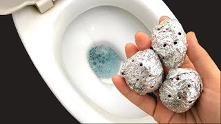 🔴Put aluminum foil in the toilet! Once and you will be surprised by the result! - Win Tips