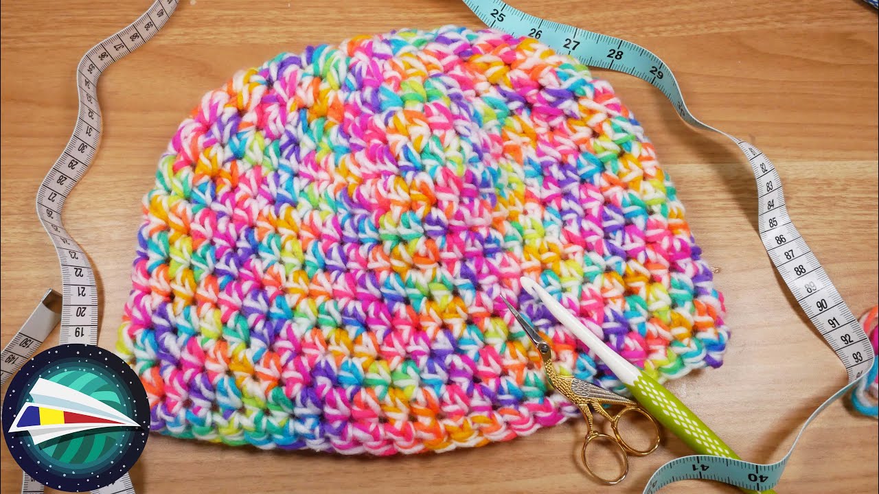 Croșetat | Realizați rapid și ușor o căciulă confortabilă | Instrucțiuni pentru jumătăți de croșete