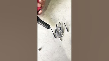 Lantern pull rivets, petal-shaped after riveting, three-claw shape