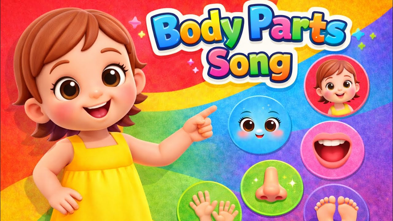 Body Parts Song for Toddlers 👶 | Learn Body Parts | Bibi & Friends ...