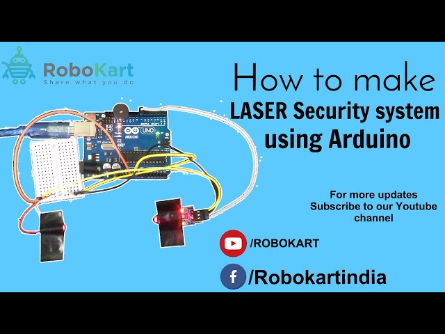 Laser Light Security System Using Arduino with Alarm