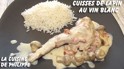Cuisse de lapin au vin blanc