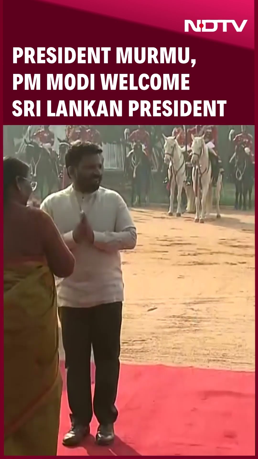 Sri Lanka President | President Droupadi Murmu, PM Modi Welcome Sri Lankan President