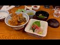 Обед в городе Одавара в Японии