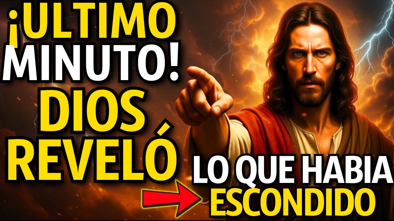 ¡ÚLTIMO MINUTO! ¡DIOS REVELÓ LO QUE HABÍAN ESCONDIDO DE TI!