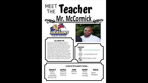 2020-2021 Meet the Teacher