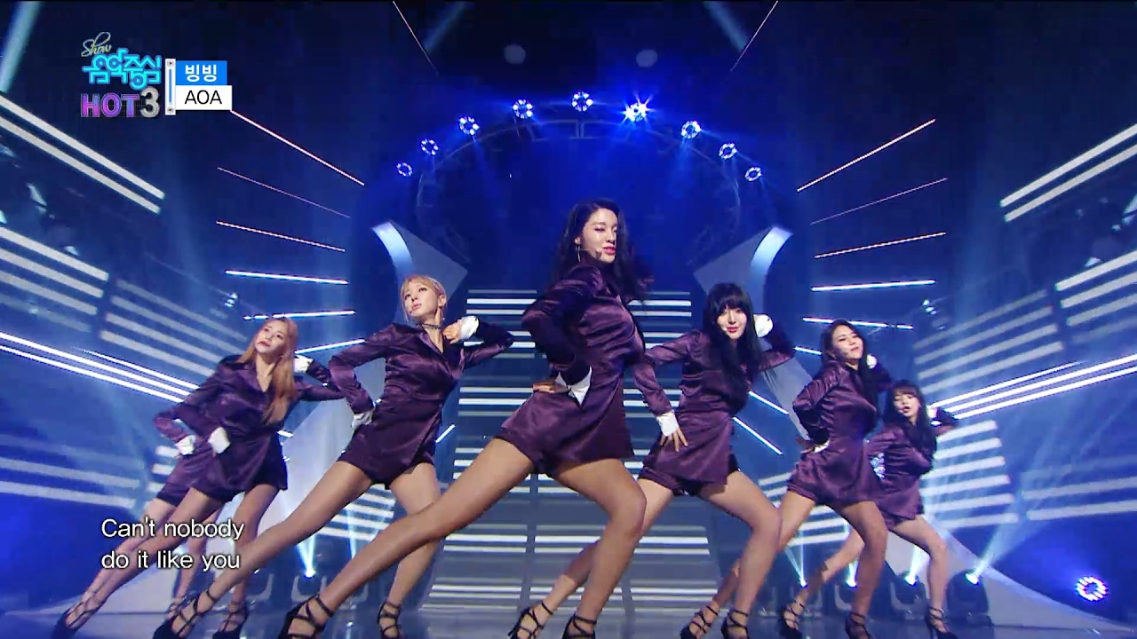 TVPP】 AOA – Bing Bing, 에이오에이 – 빙빙 @Comeback Stage, Show Music Core - YouTube