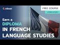 Diploma in french language studies  free online course with certificate