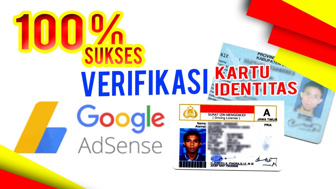 Cara Verifikasi Kartu Identitas  di Akun Google Adsense 