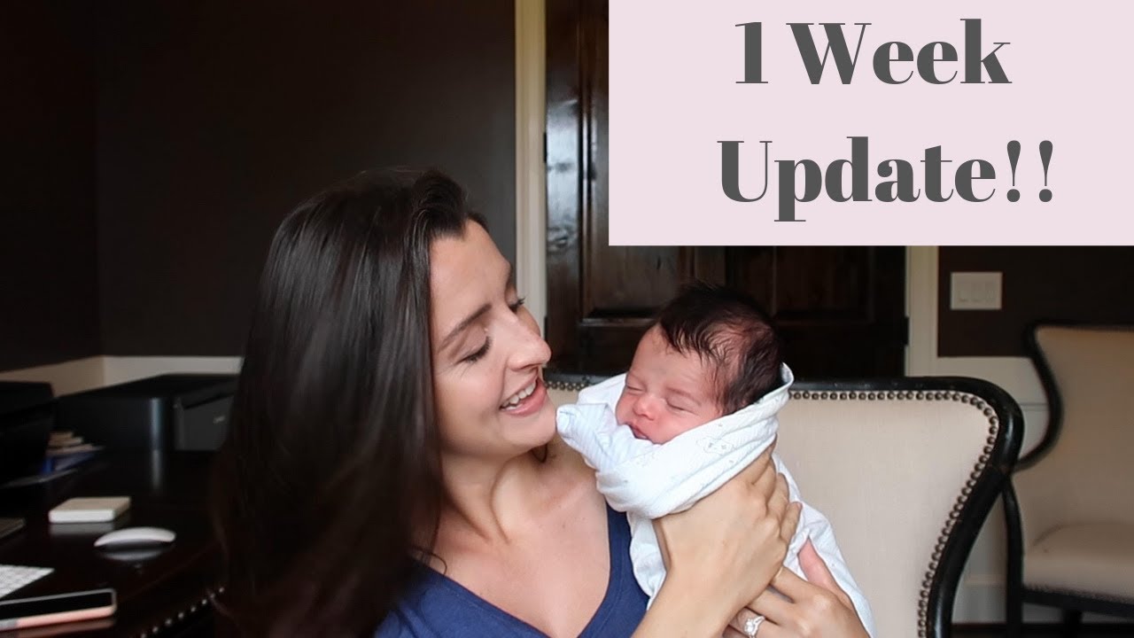 1 WEEK POSTPARTUM UPDATE || Mom and Baby - YouTube