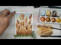 #190 Simple &amp; easy watercolor painting - beginner