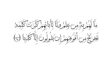 أول عشر آيات من سورة الكهف - بصوت القارئ فارس عباد