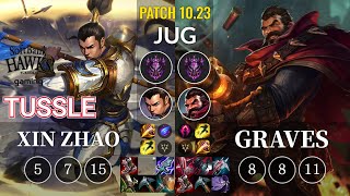 SHG Tussle Xin Zhao vs Graves Jungle - KR Patch 10.23