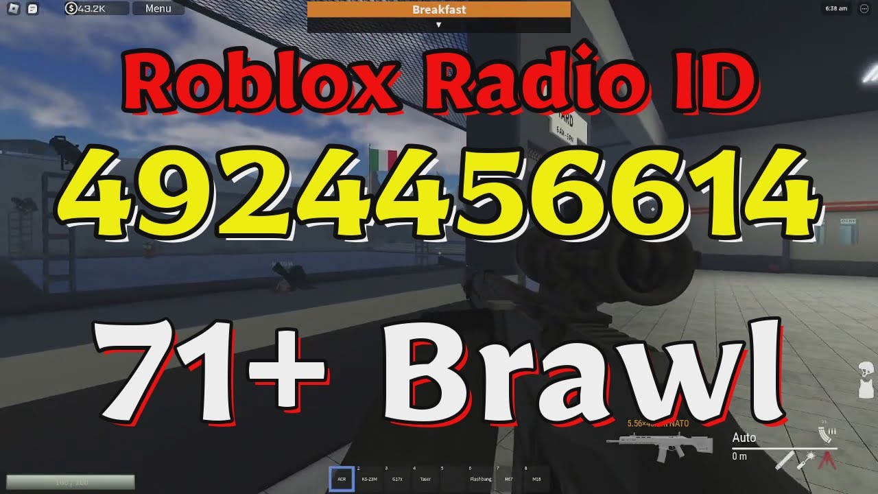Brawl Roblox Radio Codes IDs YouTube 