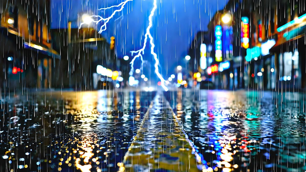 Intense Heavy Rain All Night 🌧️  Fall Asleep Fast, Beat Insomnia & Sleep Deeply #8