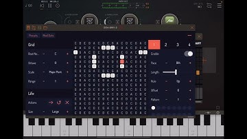 Happy Birthday! 🙂 iPad AUv3 MIDI Drum Sequencer App Octachron jam with AUM, Ruismaker FM, Zoa, Ooda