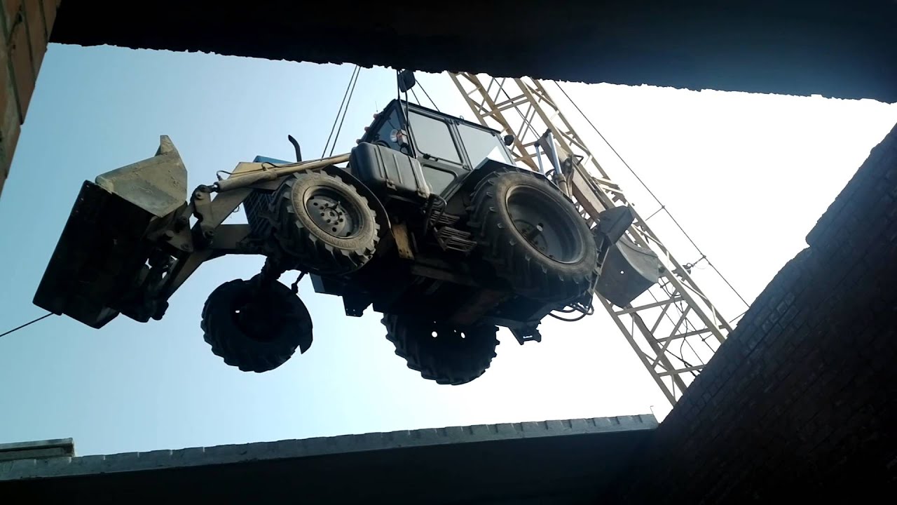 Монтаж экскаватора в РП-11 СКРУ-2 - YouTube