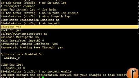 Interfaces troubleshooting, Riverber