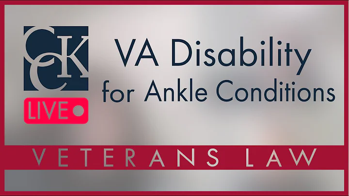 VA Disability Ratings for Ankle Conditions