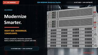 ODA Webinar: Modernize Smarter