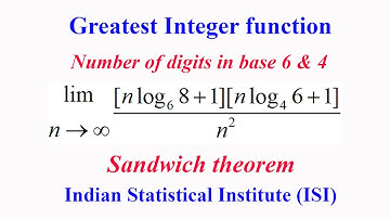 ISI 2018: Greatest integer function: lim p(n)q(n)/n^2; p(n) q(n) is no of digits in base 6 & 4