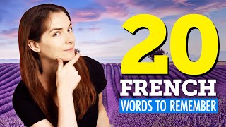 Top 20 French Words You Should Remember