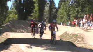 Boys 14 year old BMX races, Novice, Intermediate, & Expert at SeaTac BMX 2008 State Qualifier Race