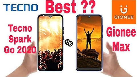 Tecno Spark Go 2020 Vs Gionee Max  Comparison _ Which Is Best??