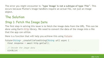 How to Download Images from a URL and Use Them in Your App with Flutter