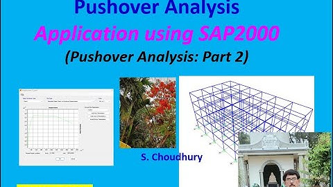 Pushover Analysis: Using SAP2000