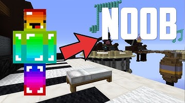 When a NOOB plays HYPIXEL BED WARS IN MINECRAFT!