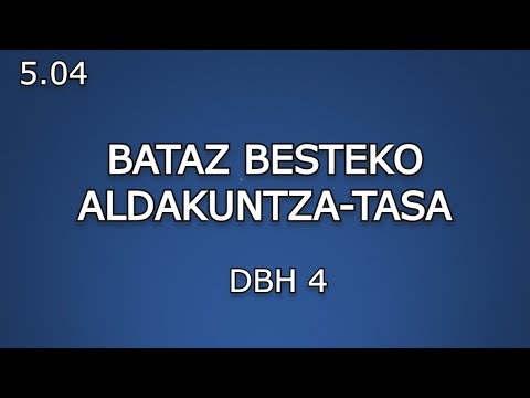 40504 Bataz besteko aldakuntza-tasa