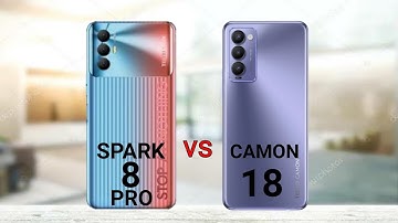 Tecno Spark 8 Pro vs Tecno Camon 18